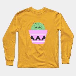 Happy, so happy cactus Long Sleeve T-Shirt